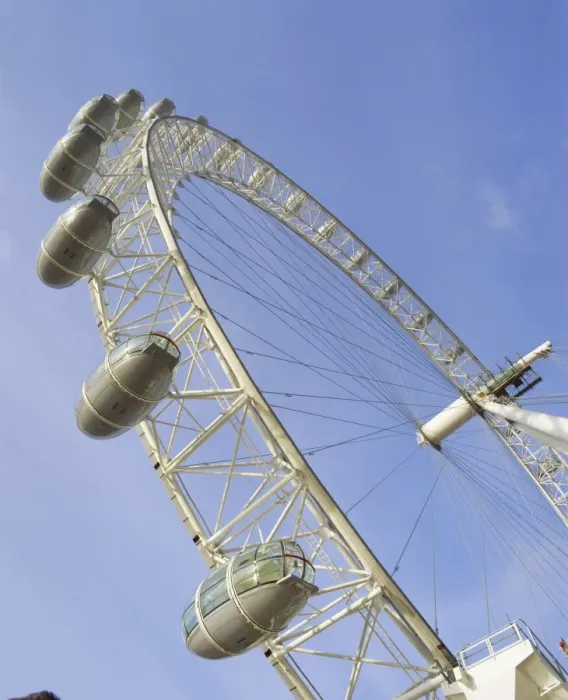 Framed Print : The London Eye, built to commemorate the millennium, London, England, UK Framed Print : The London Eye, built to commemorate the millennium, London, England, UK