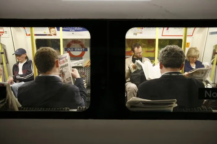Framed Print : London tube, London, England, United Kingdom, Europe Framed Print : London tube, London, England, United Kingdom, Europe