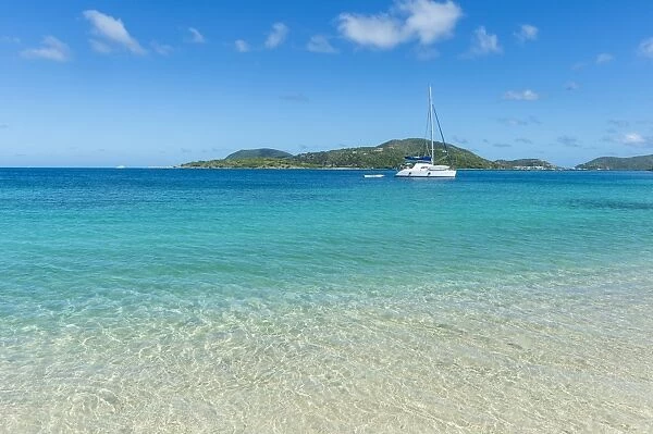 Long Bay Beach, Beef Island, Tortola, British Virgin Islands, West Indies, Caribbean
