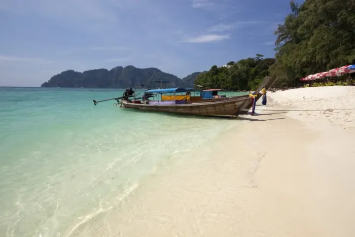 Framed Print : Long Beach with long-tail boats, Koh Phi Phi, Krabi Province, Thailand, Southeast Asia, Asia Framed Print : Long Beach with long-tail boats, Koh Phi Phi, Krabi Province, Thailand, Southeast Asia, Asia