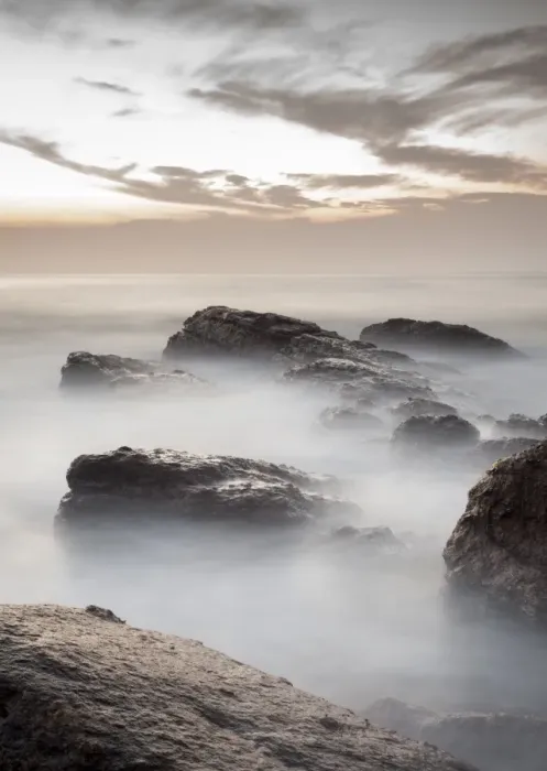 Framed Print : Long exposure of surf and rocks at sunrise, Tangalle, Sri Lanka, Indian Ocean, Asia Framed Print : Long exposure of surf and rocks at sunrise, Tangalle, Sri Lanka, Indian Ocean, Asia