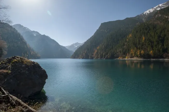 Framed Print : Long Lake, Jiuzhaigou (Nine Village Valley), UNESCO World Heritage Site, Sichuan province Framed Print : Long Lake, Jiuzhaigou (Nine Village Valley), UNESCO World Heritage Site, Sichuan province