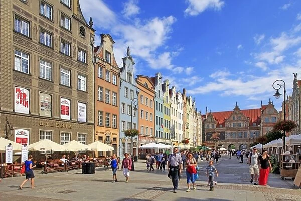 Long Market in Gdansk, Gdansk, Pomerania, Poland, Europe