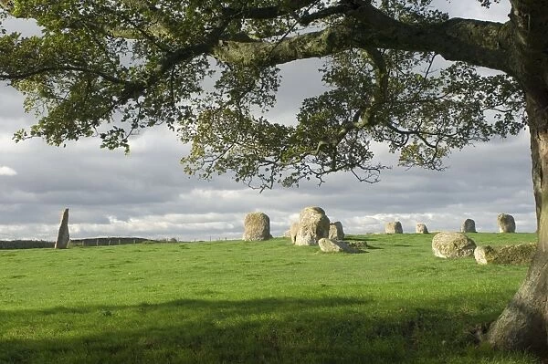 Long Meg and the Druids Circle, Little Salkeld, Eden Valley, Cumbria, England