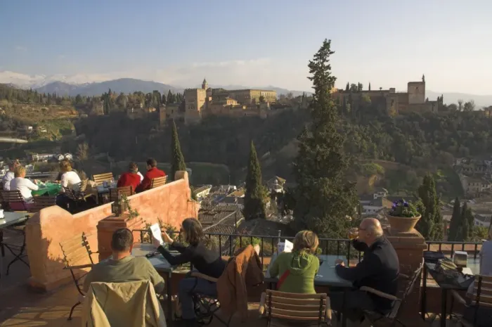Framed Print : Looking across to the Alhambra Framed Print : Looking across to the Alhambra