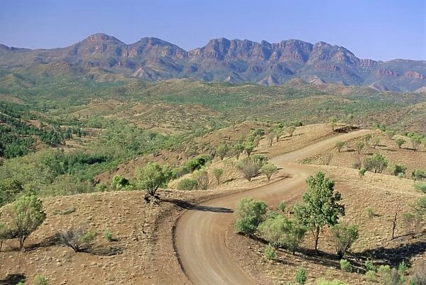 Looking towards the eastern escarpment of Wilpena Pound, a huge natural basin