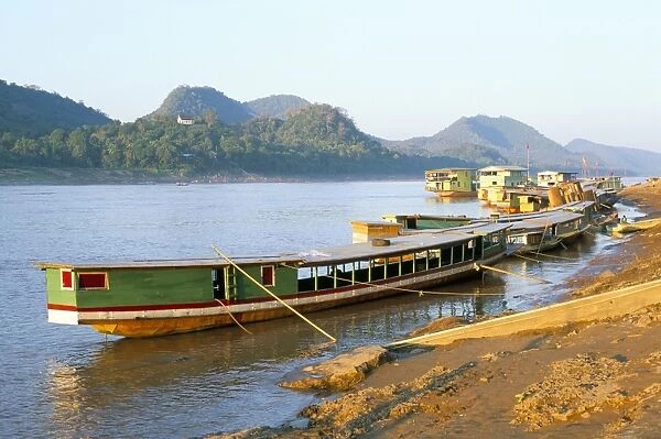 Looking north up the Mekong River