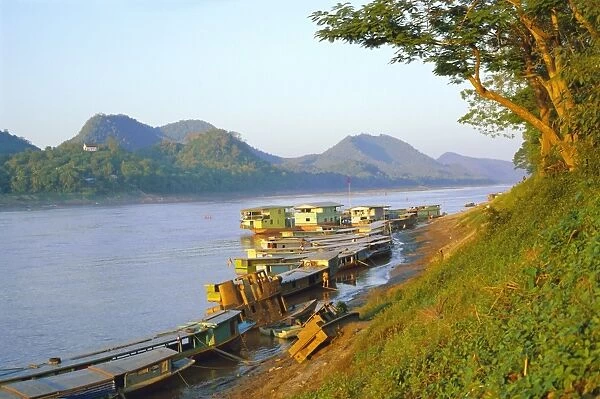Looking North Up Mekong River