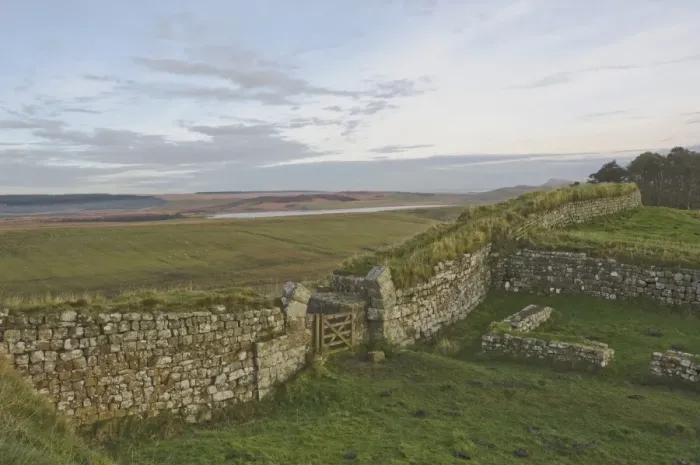 Framed Print : Looking north from Milecastle 37 to Broomlee Lough, Hadrians Wall, UNESCO World Heritage Site Framed Print : Looking north from Milecastle 37 to Broomlee Lough, Hadrians Wall, UNESCO World Heritage Site