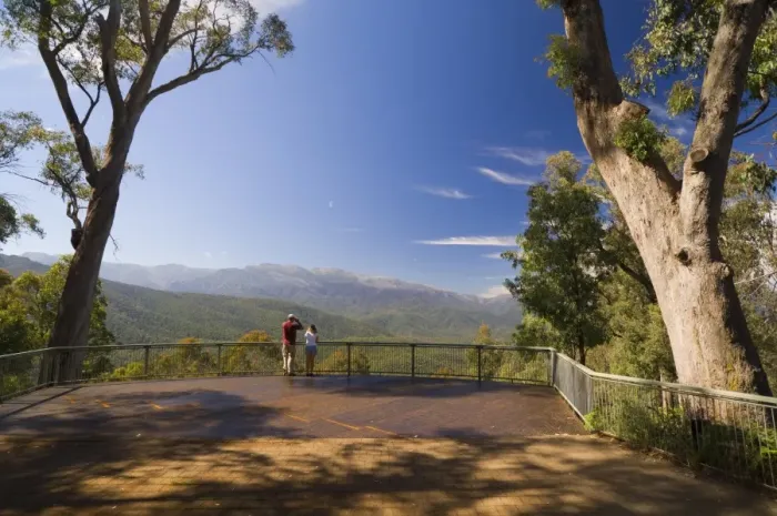 Framed Print : Lookout, Geehi, Kosciuszko National Park, New South Wales, Australia, Pacific