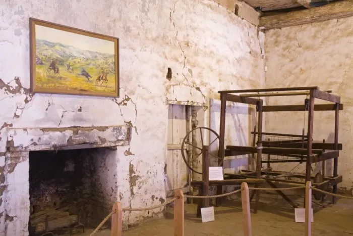 Framed Print : Loom, Mission San Miguel Arcangel, San Miguel, California, United States of America