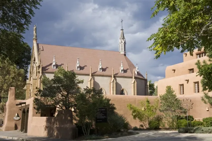 Framed Print : Loretto Chapel in Santa Fe, New Mexico, United States of America, North America Framed Print : Loretto Chapel in Santa Fe, New Mexico, United States of America, North America