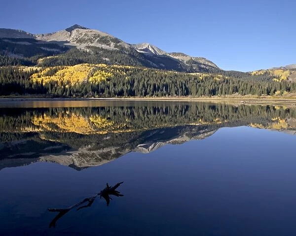 Lost Lake at dawn in the fall, Grand Mesa-Uncompahgre-Gunnison National Forest