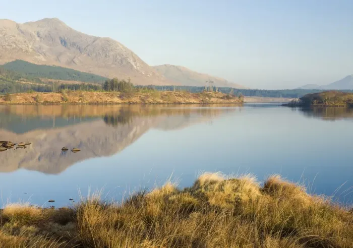 Framed Print : Lough Inagh at dawn, Connemara, County Galway, Connacht, Republic of Ireland, Europe Framed Print : Lough Inagh at dawn, Connemara, County Galway, Connacht, Republic of Ireland, Europe