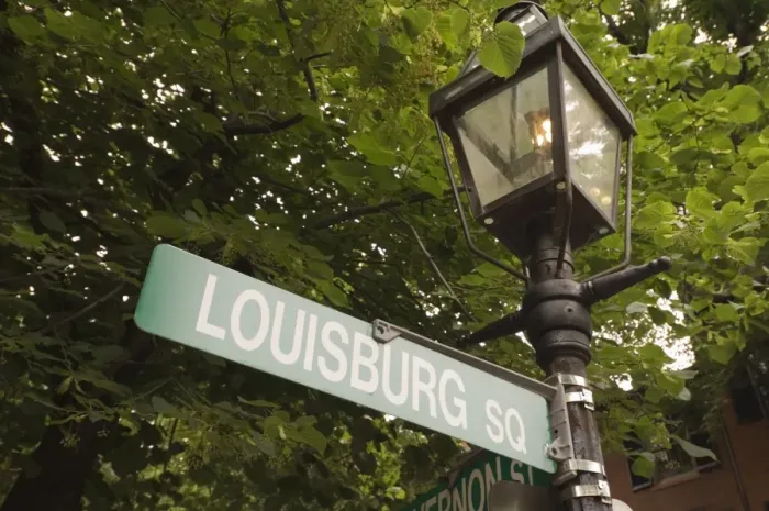 Framed Print : Louisburg Square Framed Print : Louisburg Square