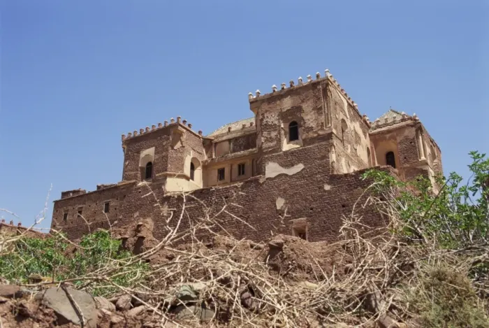 Framed Print : Low angle view of the exterior of the Telouet Kasbah Framed Print : Low angle view of the exterior of the Telouet Kasbah