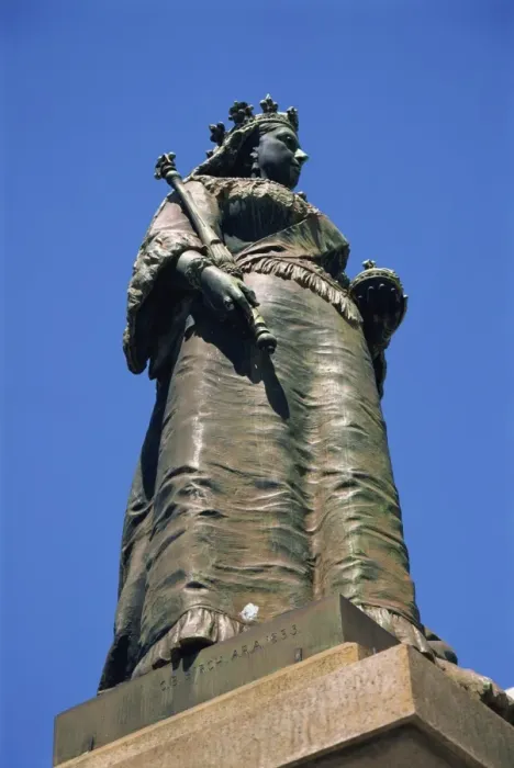 Framed Print : Low angle view of the statue of Queen Victoria, Victoria Square, Adelaide Framed Print : Low angle view of the statue of Queen Victoria, Victoria Square, Adelaide