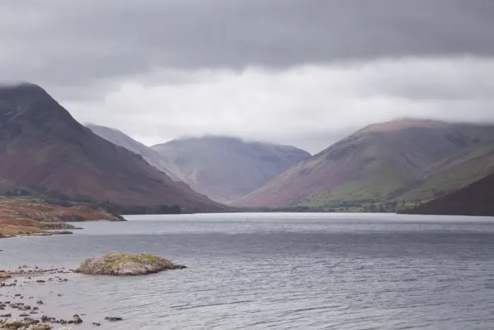 Framed Print : Low rain clouds surrunding the fells above Wast Water in the Lake District National Park, Cumbria, England, United Kingdom, Europe Framed Print : Low rain clouds surrunding the fells above Wast Water in the Lake District National Park, Cumbria, England, United Kingdom, Europe