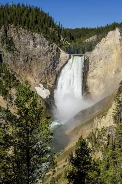 Framed Print : Lower Falls, Yellowstone National Park, UNESCO World Heritage Site, Wyoming, United Framed Print : Lower Falls, Yellowstone National Park, UNESCO World Heritage Site, Wyoming, United