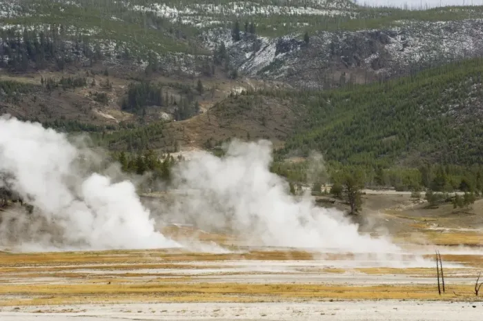 Framed Print : Lower Geyser Basin, Yellowstone National Park, UNESCO World Heritage Site Framed Print : Lower Geyser Basin, Yellowstone National Park, UNESCO World Heritage Site