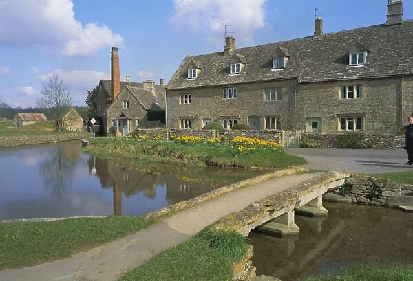 Lower Slaughter, The Cotswolds, Gloucestershire, England, UK, Europe