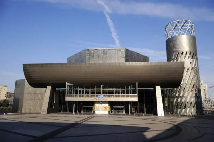 Framed Print : The Lowry Centre, Salford Quays, Greater Manchester, England, United Kingdom, Europe