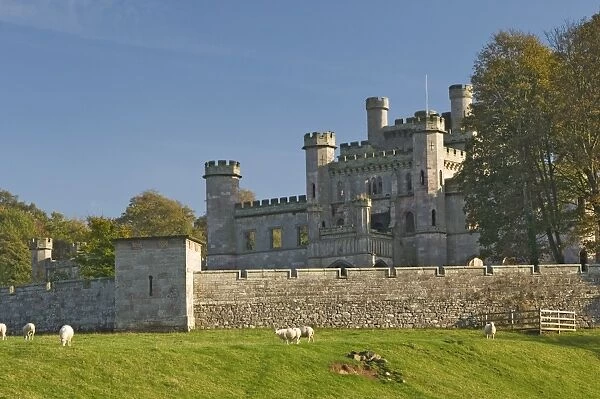 Lowther Castle, commisioned by the 5th Earl of Lonsdale, built on the site of mansions dating back to Edward I, Cumbria, England, United