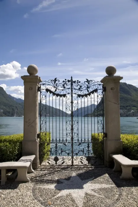 Framed Print : Lugano, Lake Lugano Framed Print : Lugano, Lake Lugano