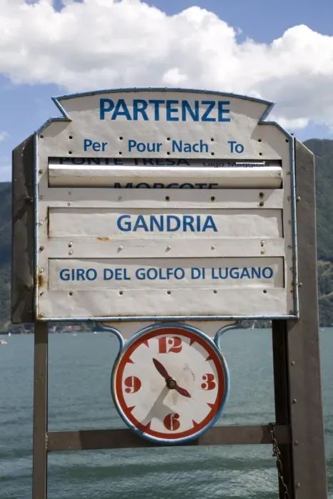 Framed Print : Lugano, Lake Lugano