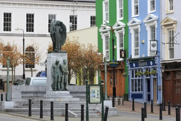 Framed Print : Luisitania Peace Memorial, Cobh Town, County Cork, Munster, Republic of Ireland, Europe Framed Print : Luisitania Peace Memorial, Cobh Town, County Cork, Munster, Republic of Ireland, Europe