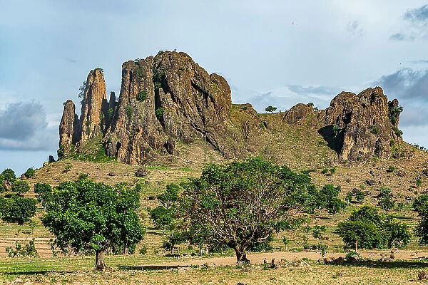 Lunar landscape, Rhumsiki, Mandara mountains, Far North province, Cameroon, Africa