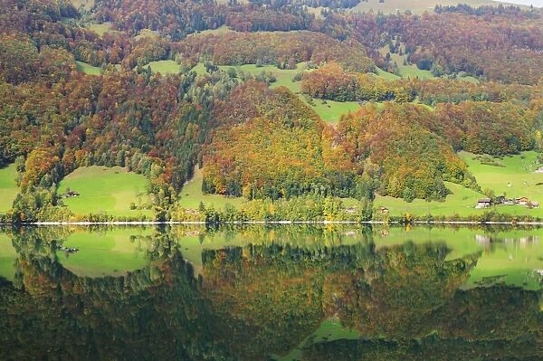 Lungerer See, Berner Oberland, Switzerland, Europe