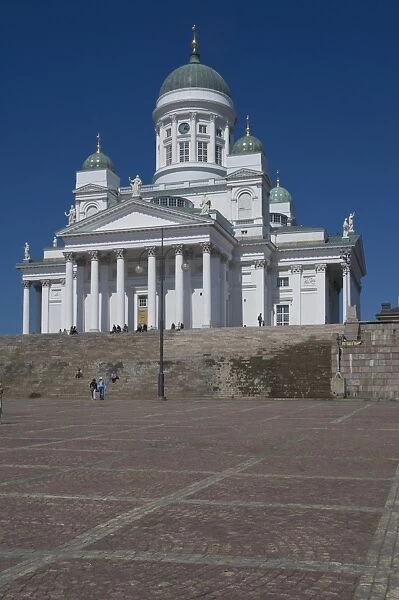 The Lutheran Cathedral in Senate Square, Helsinki, Finland, Scandinavia, Europe