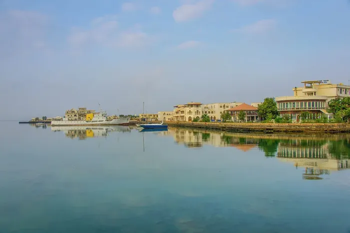 Framed Print : Luxury hotel in the old port town of Massawa, Eritrea, Africa Framed Print : Luxury hotel in the old port town of Massawa, Eritrea, Africa