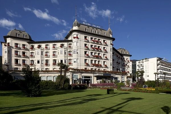 Luxury hotel, Stresa, Lake Maggiore, Italian Lakes, Piedmont, Italy, Europe