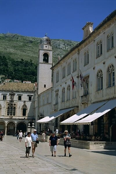 Luza Square, Dubrovnik, Croatia, Europe