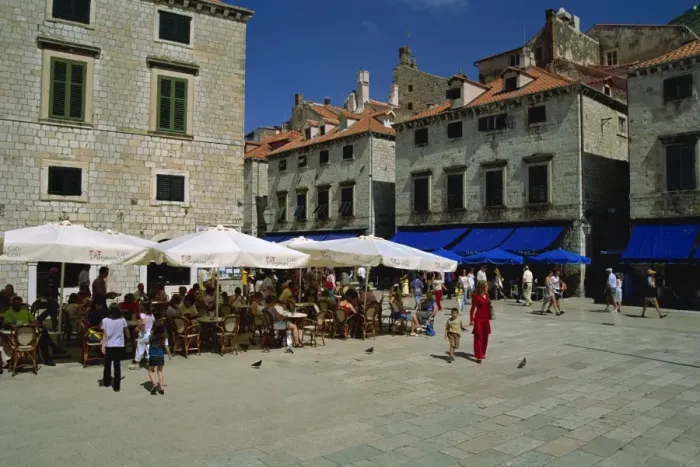 Framed Print : Luza Square, Dubrovnik old city, Dalmatia, Croatia Framed Print : Luza Square, Dubrovnik old city, Dalmatia, Croatia