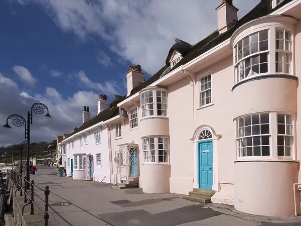 Lyme Regis Cottages, Dorset, England, United Kingdom, Europe