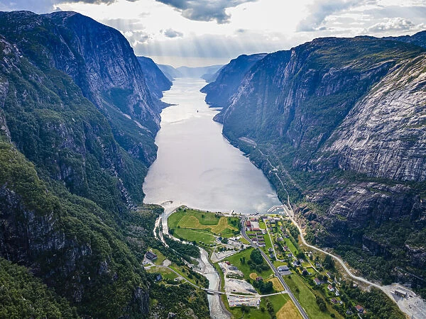 Lystrefjord (Lysefjord), Rogaland, Norway, Scandinavia, Europe