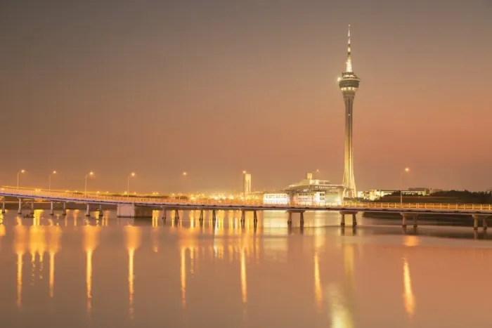 Framed Print : Macau Tower at sunset, Macau, China, Asia Framed Print : Macau Tower at sunset, Macau, China, Asia