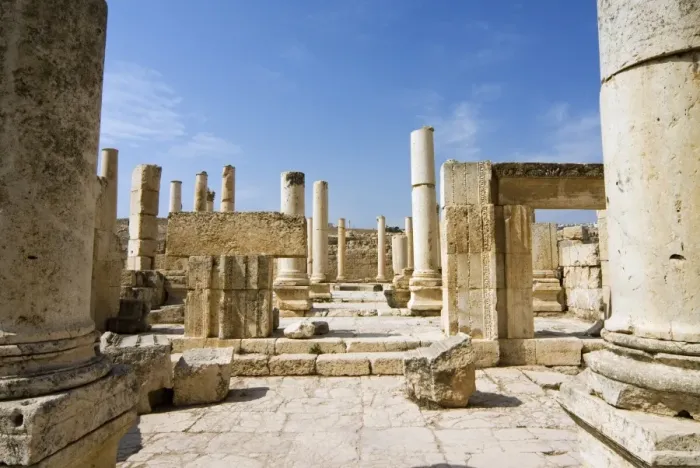Framed Print : The Macellum, Jerash (Gerasa), a Roman Decapolis City, Jordan, Middle East Framed Print : The Macellum, Jerash (Gerasa), a Roman Decapolis City, Jordan, Middle East