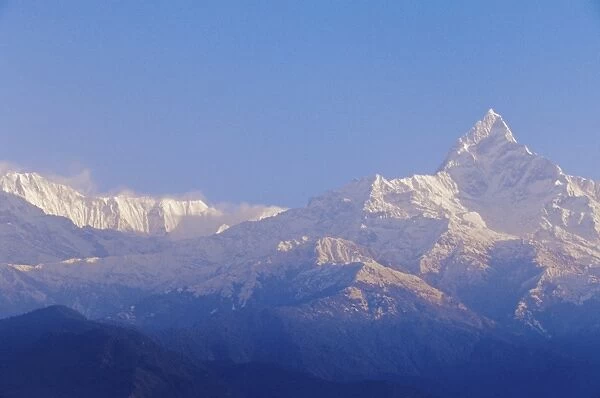 Machhapuchhare peak (Fish Tail) from Sarangkot village