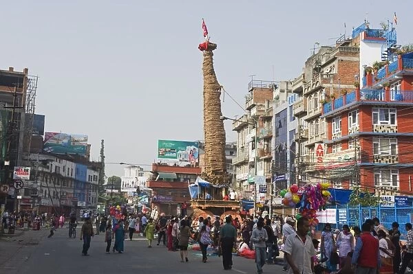 Machhendranath Chariot, Machhendranath Raath Jaatra festival, Patan, UNESCO World Heritage Site