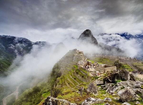 Machu Picchu Ruins, UNESCO World Heritage Site, Cusco Region, Peru, South America