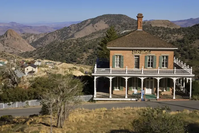 Framed Print : Mackay Mansion in Virginia City, Nevada, United States of America, North America Framed Print : Mackay Mansion in Virginia City, Nevada, United States of America, North America