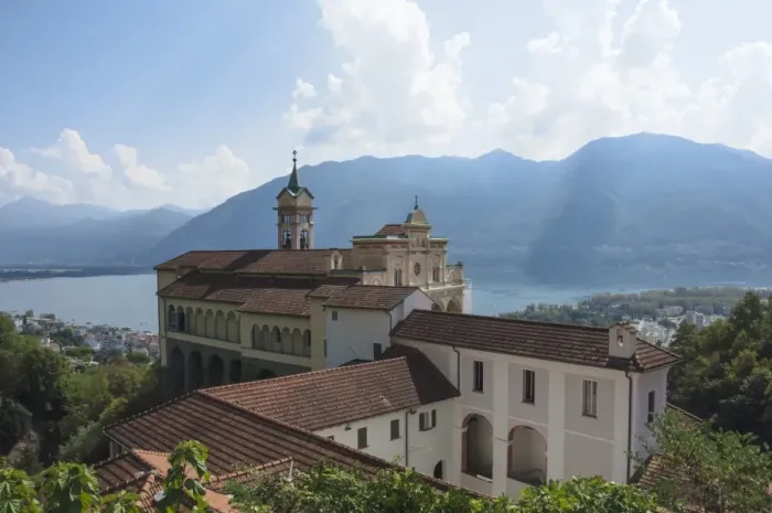 Framed Print : Madonna del Sasso, Monastery, Orselina, Locarno, Lake Maggiore, Ticino, Switzerland Framed Print : Madonna del Sasso, Monastery, Orselina, Locarno, Lake Maggiore, Ticino, Switzerland