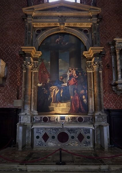 Madonna di Ca Pesaro, altarpiece painted by Titian between 1519 and 1526