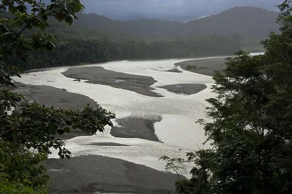 The Madre de Dios River, Peru, South America