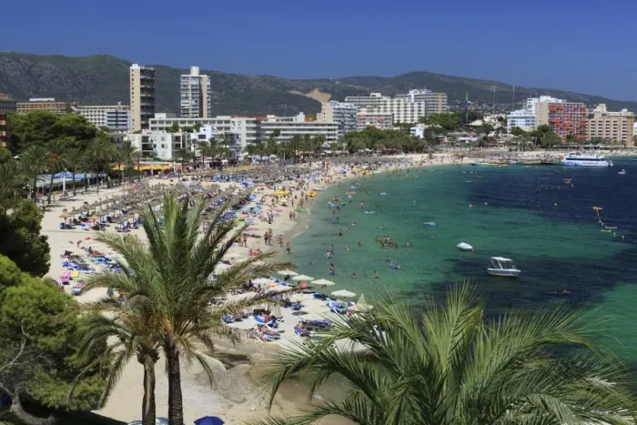 Framed Print : Magaluf, Mallorca (Majorca), Balearic Islands, Spain, Mediterranean, Europe