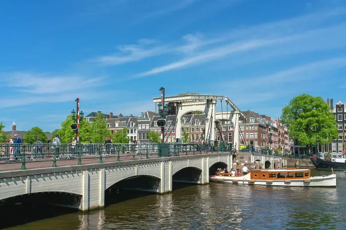 Framed Print : Magere Brug bridge (Skinny Bridge) over Amstel River, Amsterdam, The Netherlands, Europe Framed Print : Magere Brug bridge (Skinny Bridge) over Amstel River, Amsterdam, The Netherlands, Europe